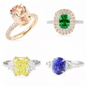 Color Gem stone rings