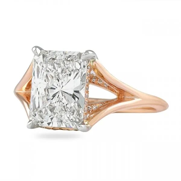 2.50 Carat Radiant Diamond Split Band Solitaire Ring