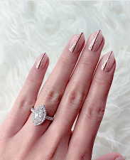 Here's the best nail shapes for your engagement ring